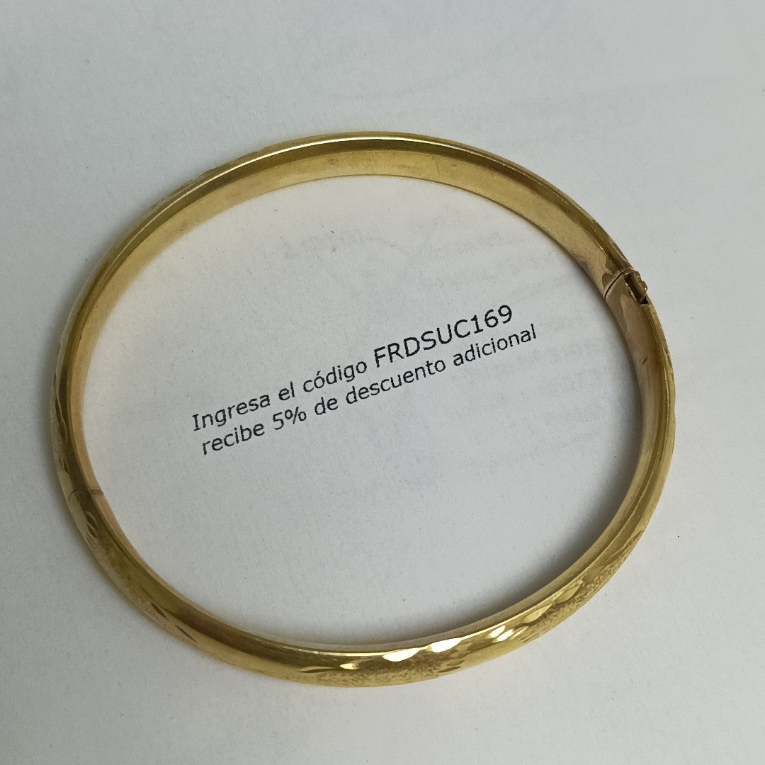 BRAZALETE ORO 10 K 11.1 GRMS (SEMINUEVO)