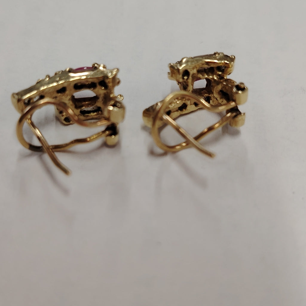 ARETES PAR ORO 14 K 3.1 GRMS (SEMINUEVO)
