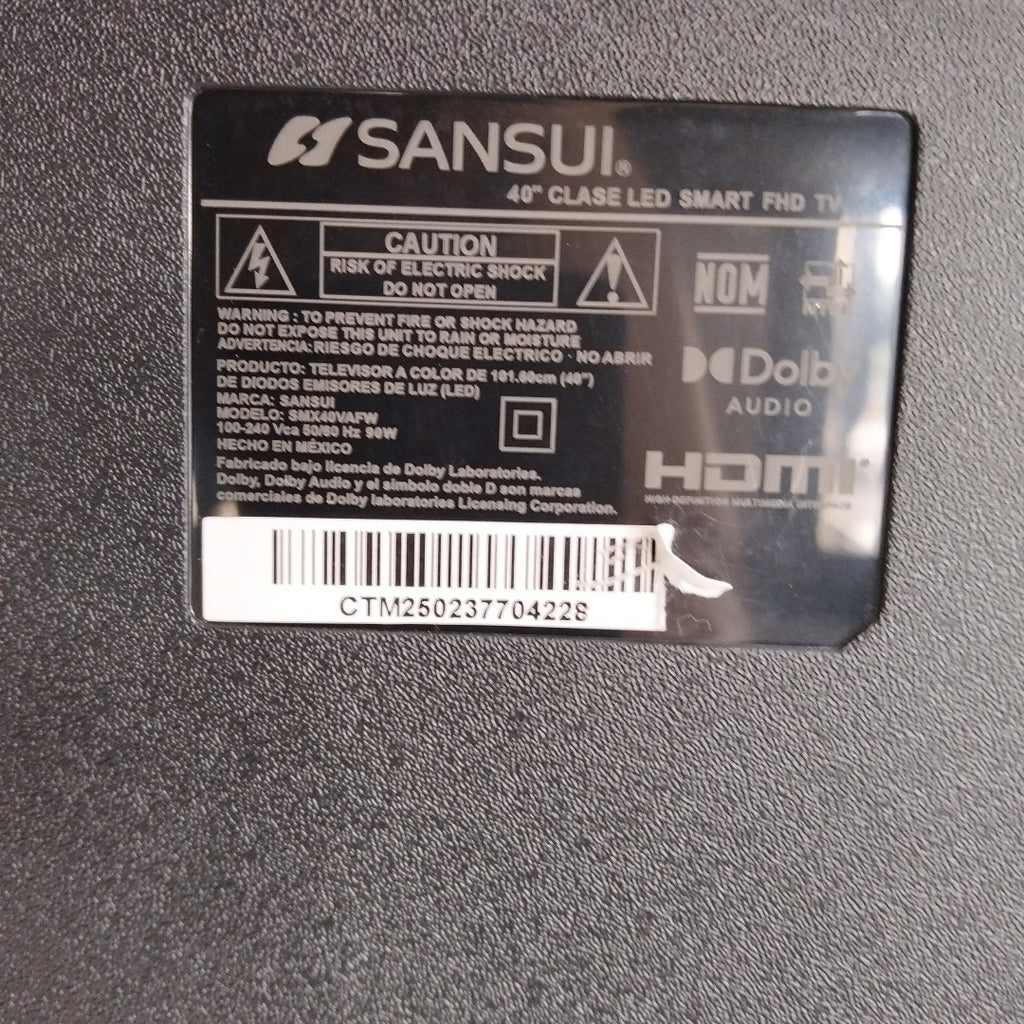 PANTALLA SANSUI SMX40VAFW 40" LED 4K