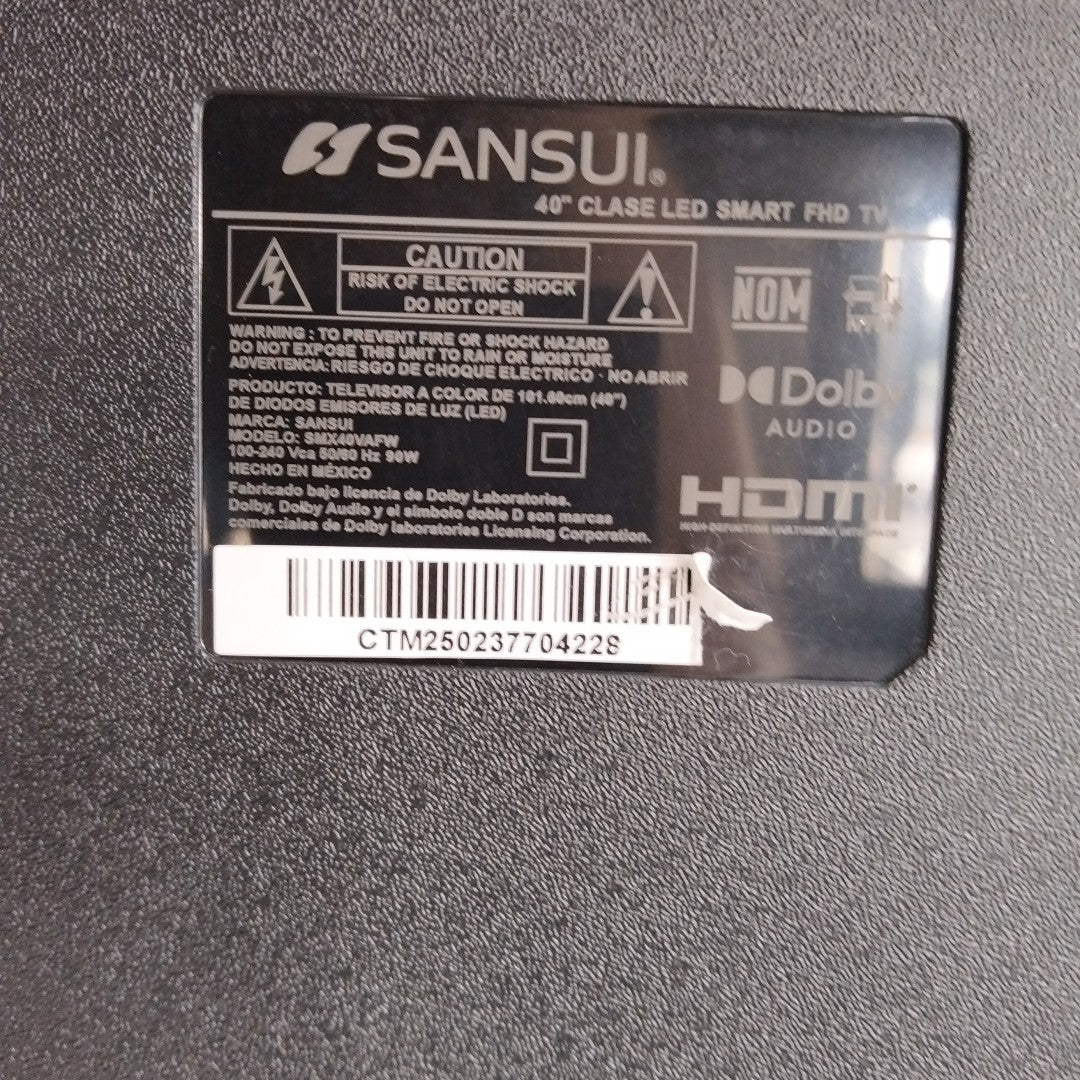 PANTALLA SANSUI SMX40VAFW 40" LED 4K