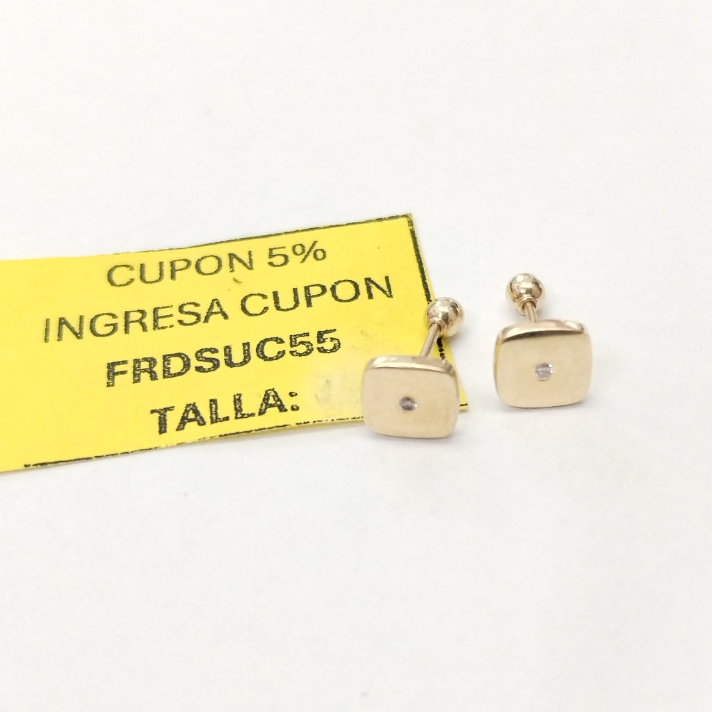 BROQUELES PAR ORO 14 K 1.5 GRMS (SEMINUEVO)