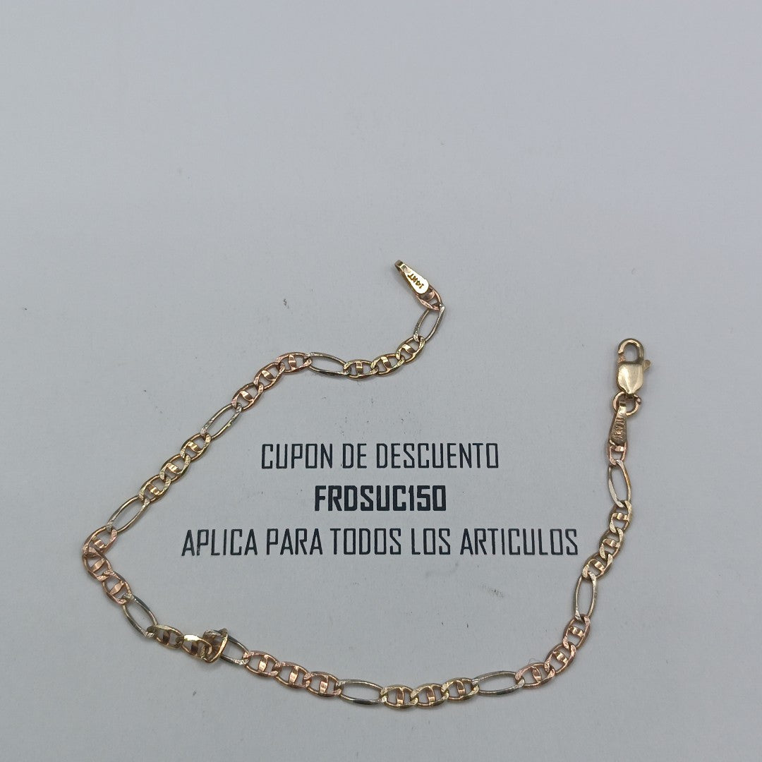 PULSERA ORO 14 K 2.1 GRMS (SEMINUEVO)