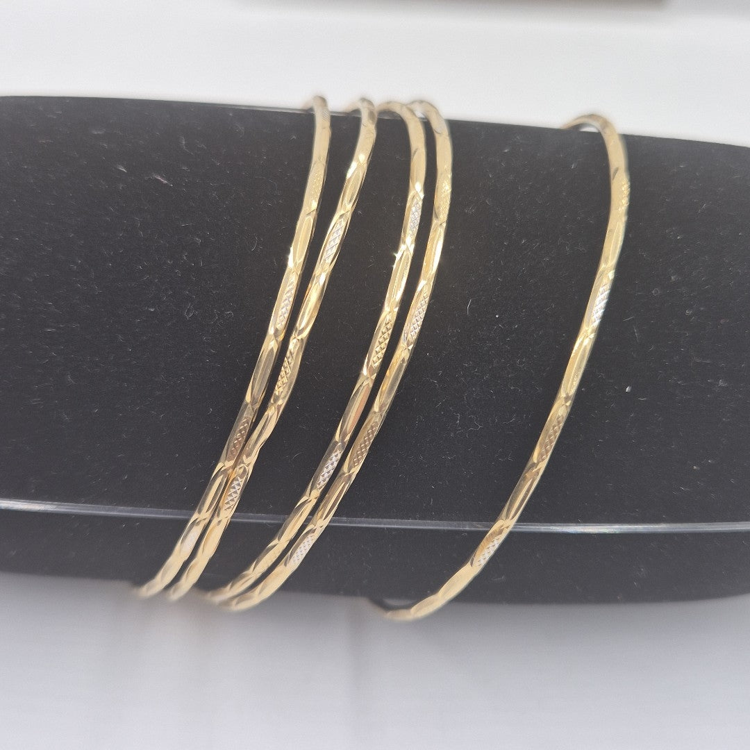 PULSERA RIGIDA ORO 14 K 13,50 GRMS (SEMINUEVO)