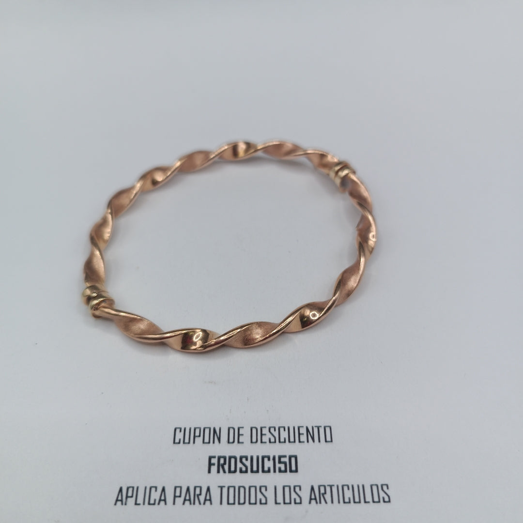PULSERA RIGIDA ORO 14 K 5.2 GRMS (SEMINUEVO)