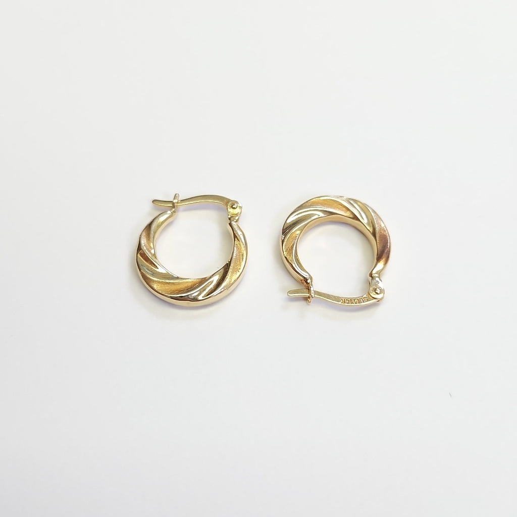 ARRACADAS PAR ORO 14 K 1.2 GRMS (SEMINUEVO)