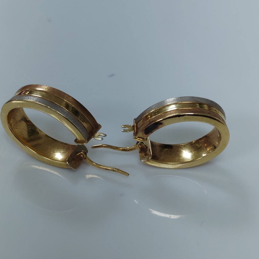 ARETES PAR ORO 14 K 3,10 GRMS (SEMINUEVO)