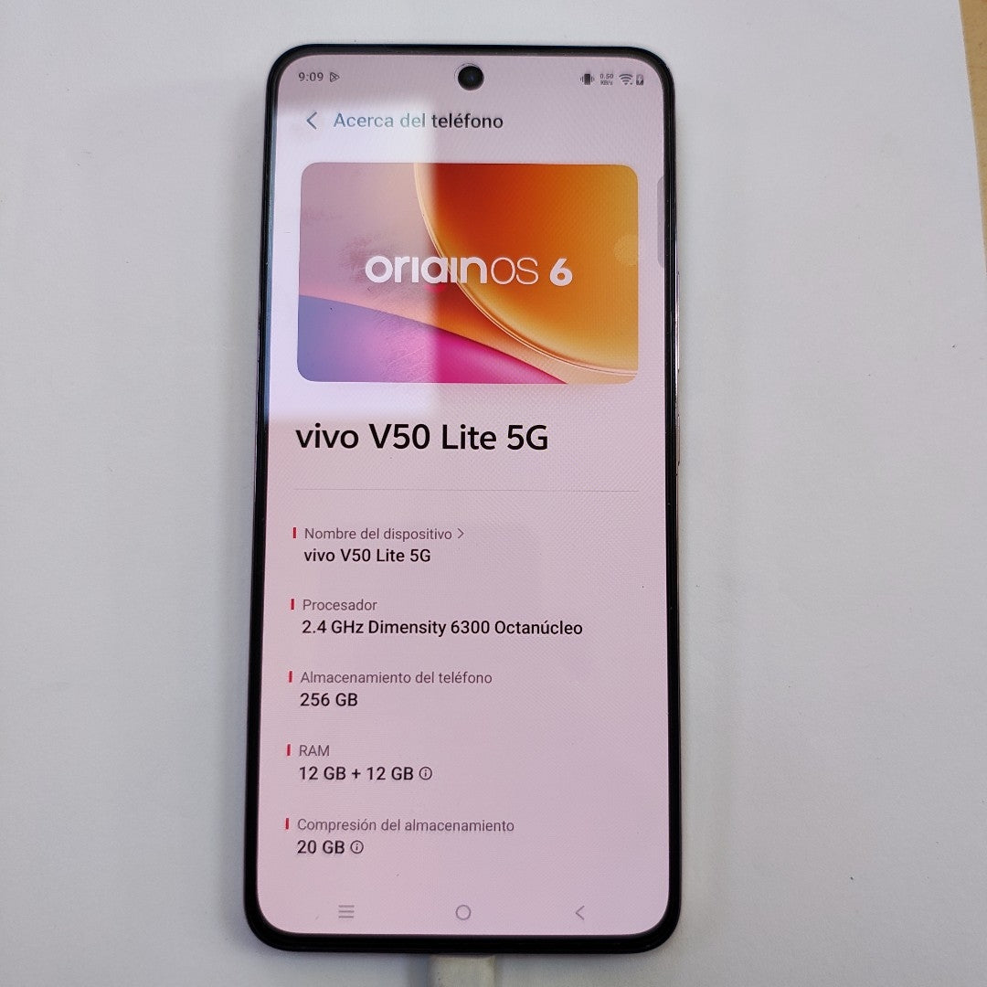 CELULAR VIVO V50 LITE 5G V2440 (2025) 256 GB 12 GB RAM (SEMINUEVO)