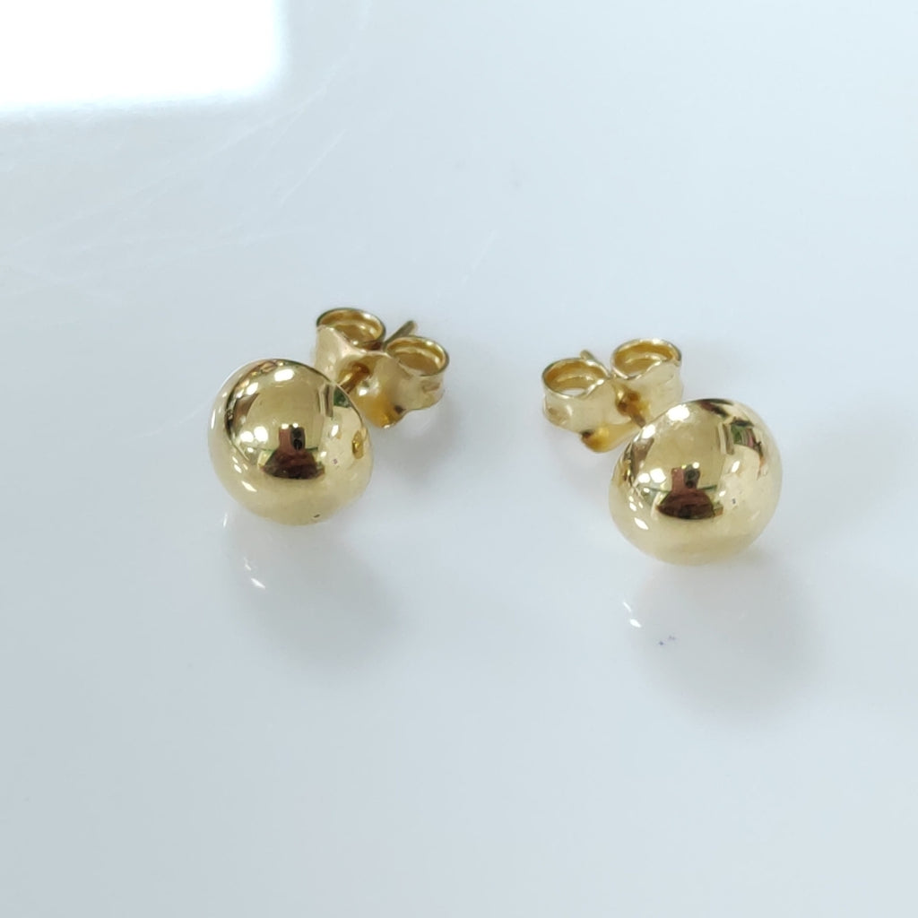 ARETES PAR ORO 14 K 1.2 GRMS (SEMINUEVO)