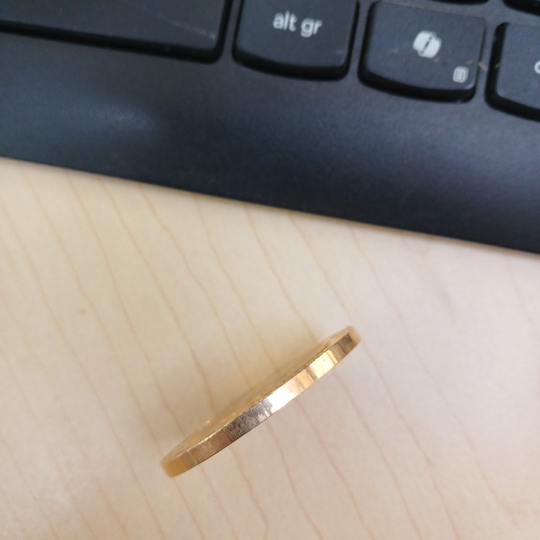 MEDALLA CONMEMORATIVA ORO 21 K 42,00 GRMS (SEMINUEVO)
