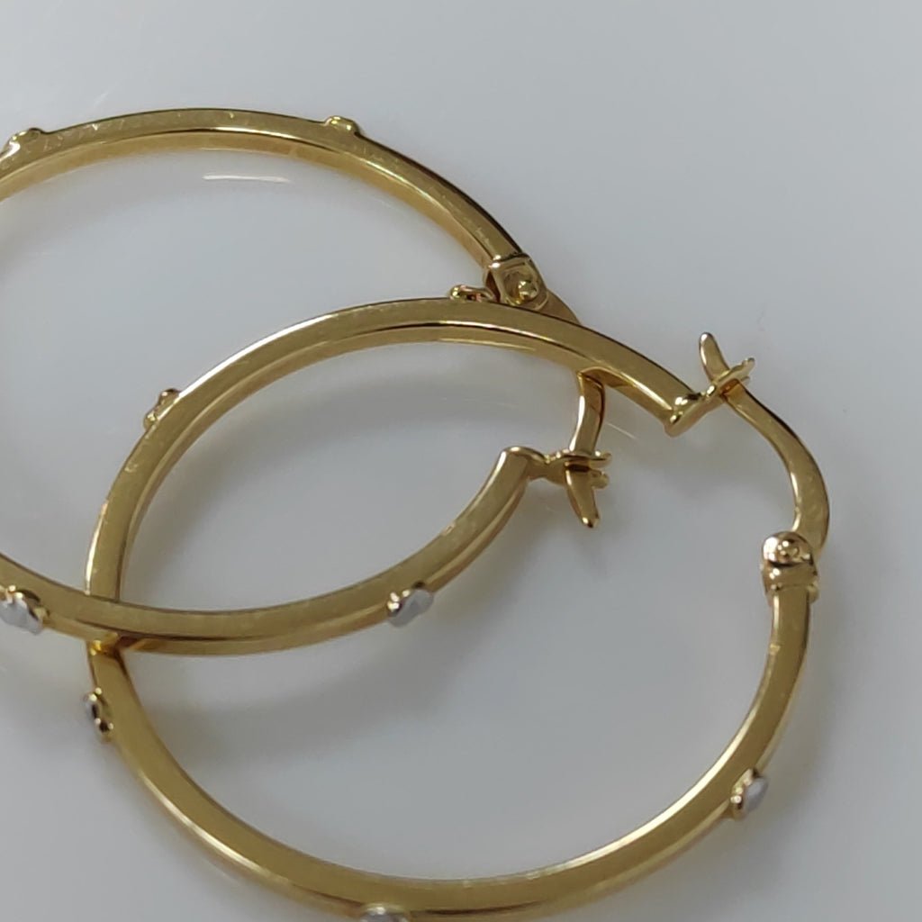 ARRACADAS PAR ORO 14 K 2 GRMS (SEMINUEVO)