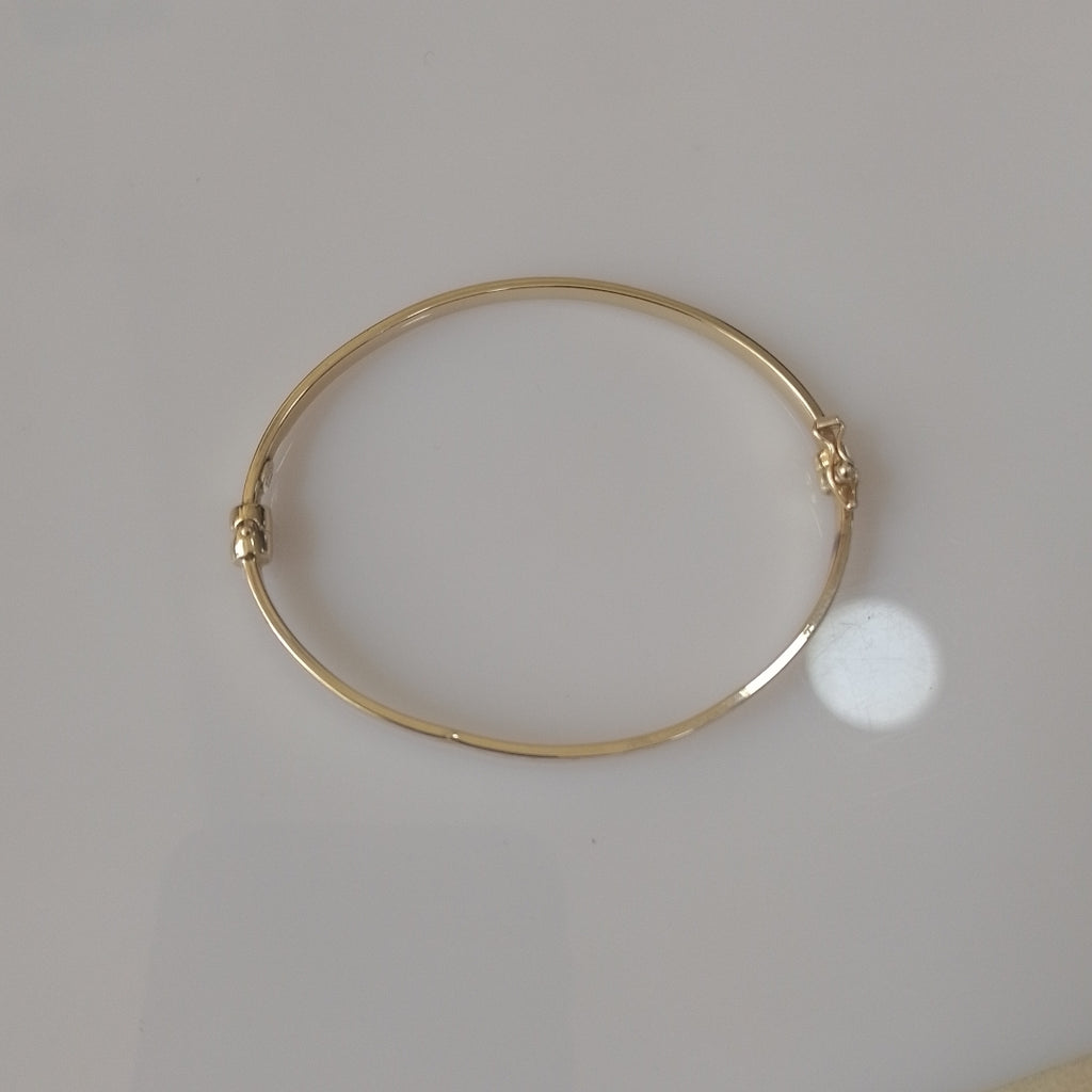PULSERA RIGIDA ORO 14 K 3,70 GRMS (SEMINUEVO)