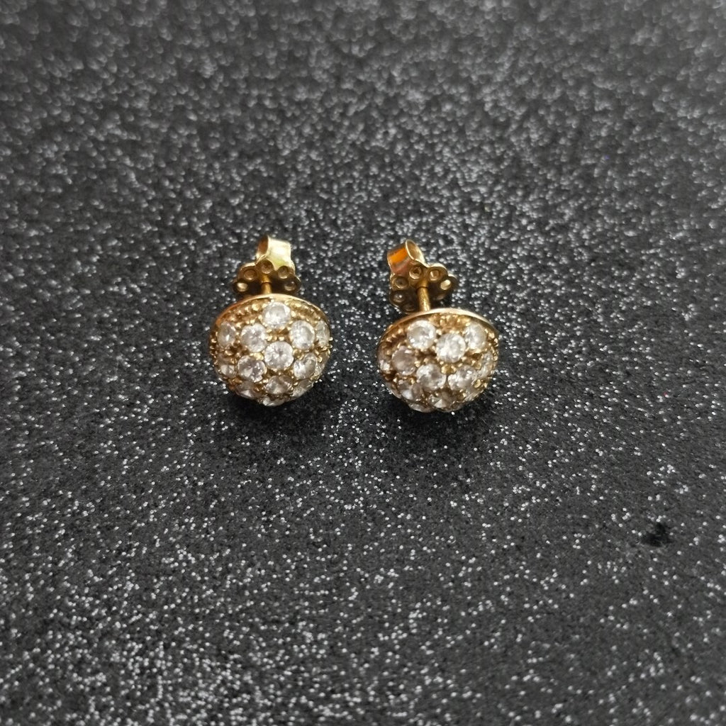 BROQUELES PAR ORO 14 K 3.8 GRMS (SEMINUEVO)