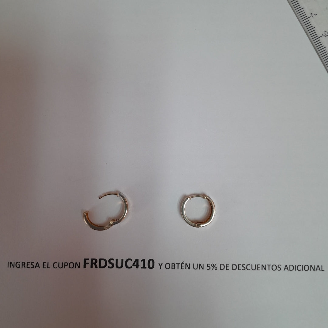 ARRACADAS PAR ORO 10 K 1,70 GRMS (SEMINUEVO)