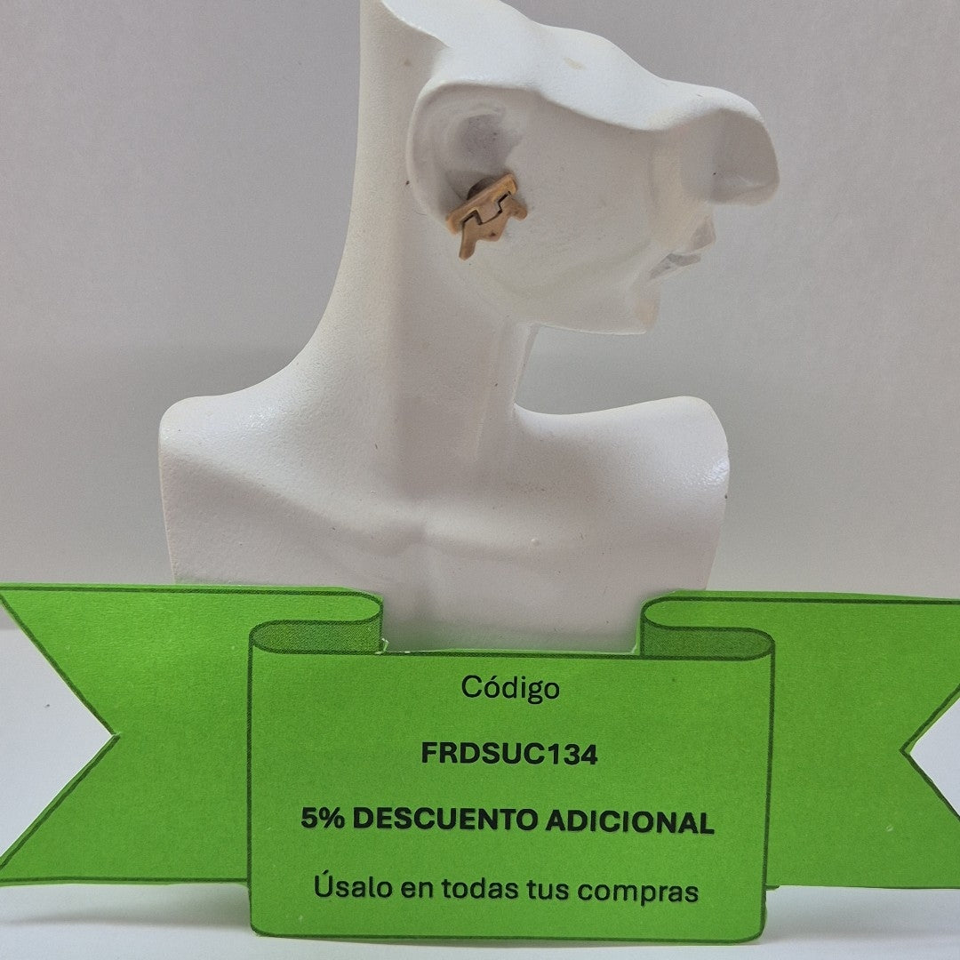 BROQUELES PAR ORO 10 K 0,90 GRMS (SEMINUEVO)