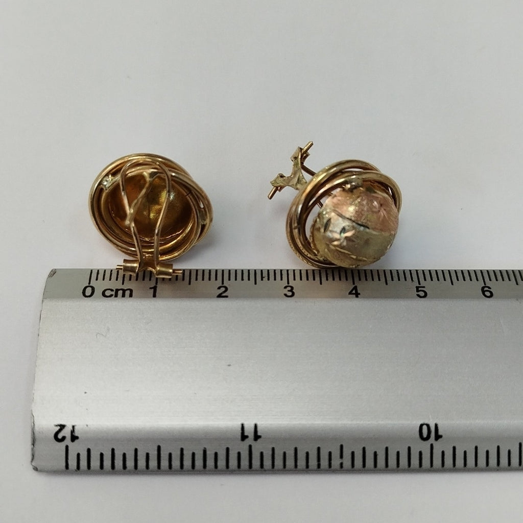 ARETES PAR ORO 8 K 6.3 GRMS (SEMINUEVO)