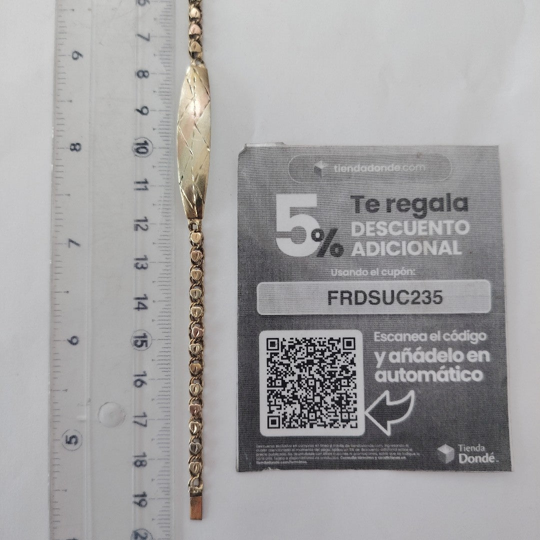 ESCLAVA ORO,ORO COMBINADO 10 K 7,00 GRMS (SEMINUEVO)