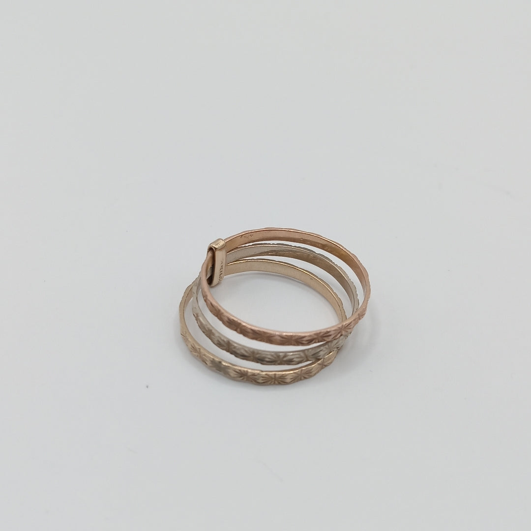 ANILLITO ORO, ORO COMBINADO 10 K 2.1 GRMS (SEMINUEVO)