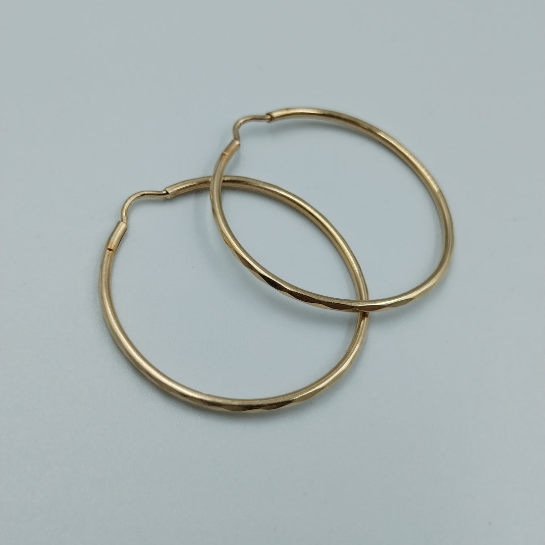 ARRACADAS PAR ORO 14 K 2.6 GRMS (SEMINUEVO)