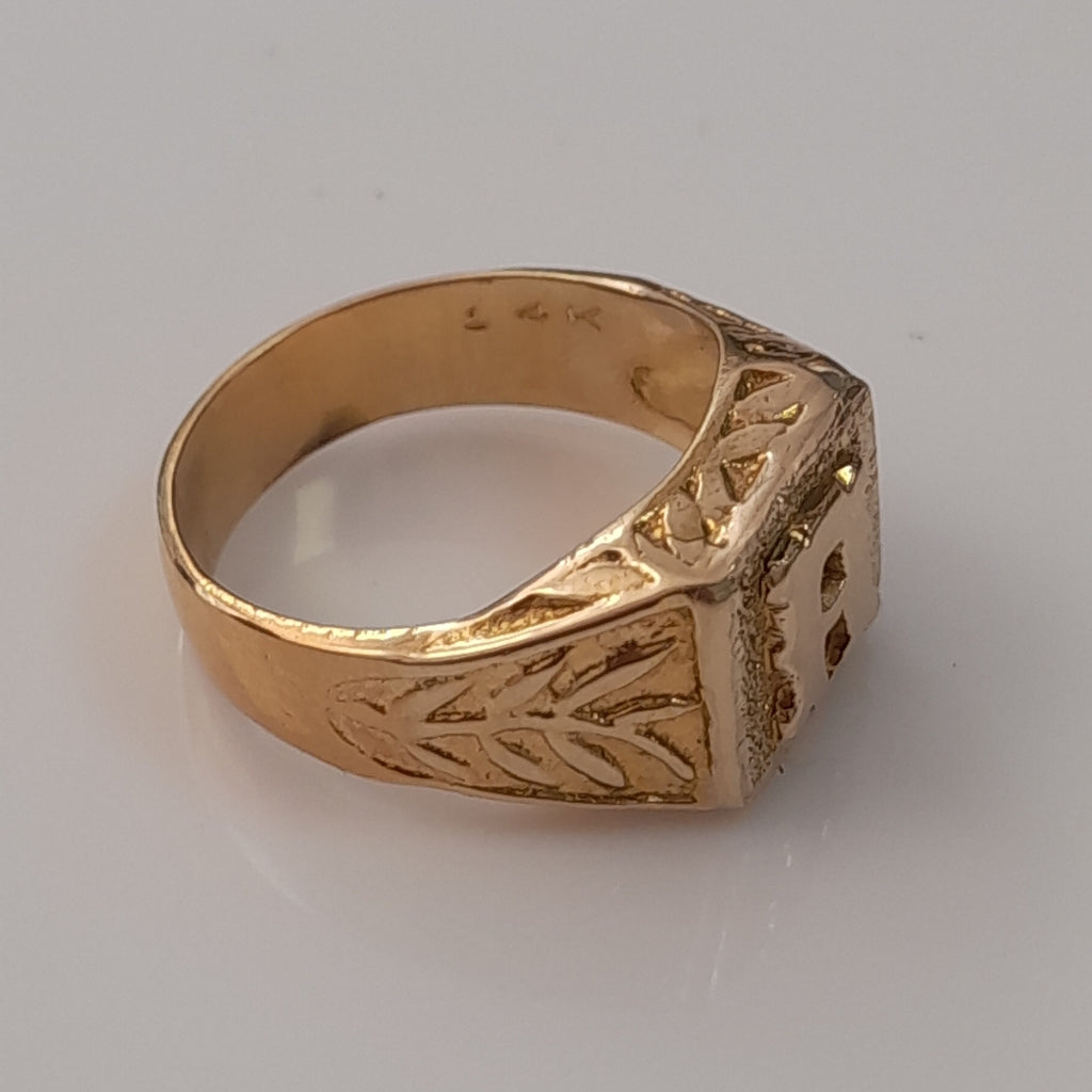 ANILLO ORO 14 K 6.9 GRMS (SEMINUEVO)
