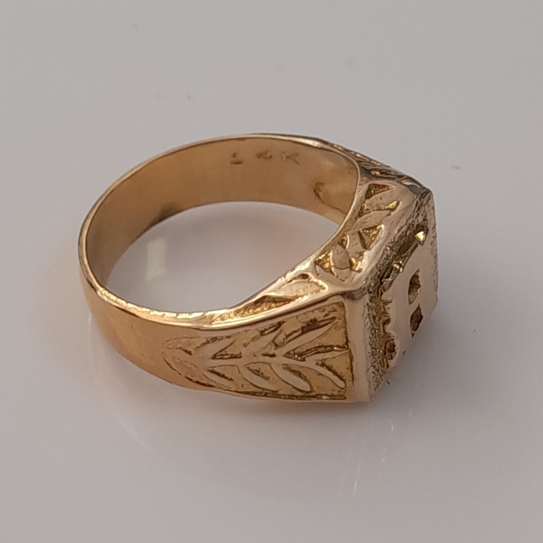ANILLO ORO 14 K 6.9 GRMS (SEMINUEVO)