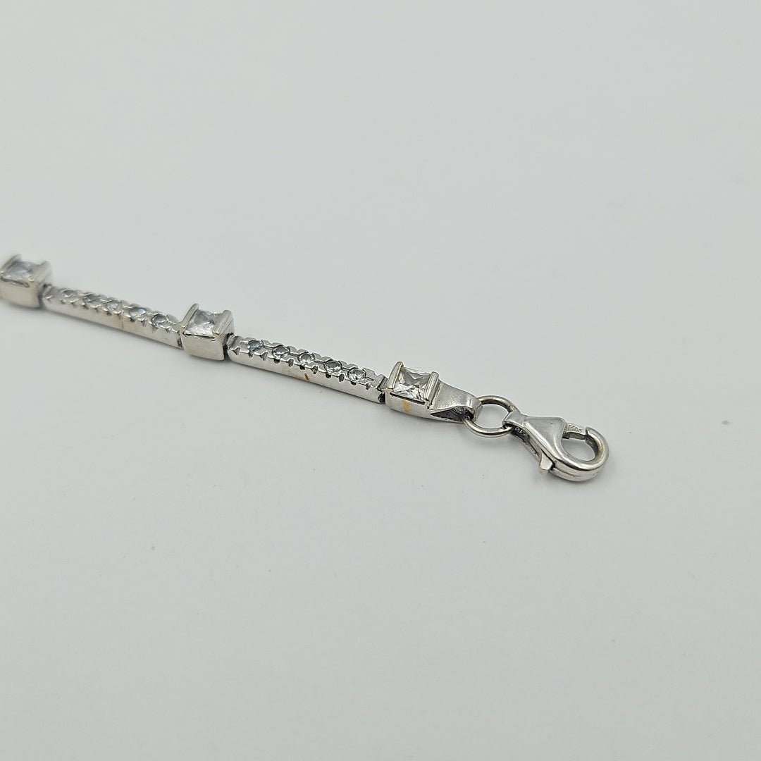 PULSERA ORO BLANCO 14 K 8 GRMS (SEMINUEVO)
