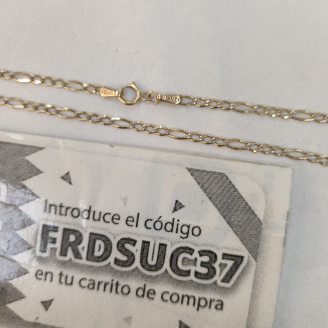 CADENA ORO 10 K 3.8 GRMS (SEMINUEVO)