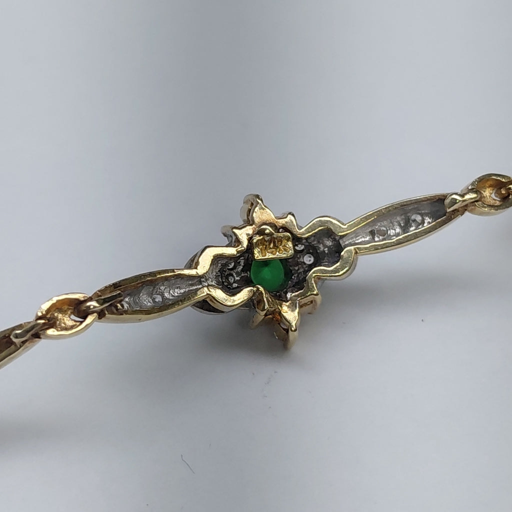 PULSERA ORO, ORO BLANCO 14 K 8.5 GRMS (SEMINUEVO)
