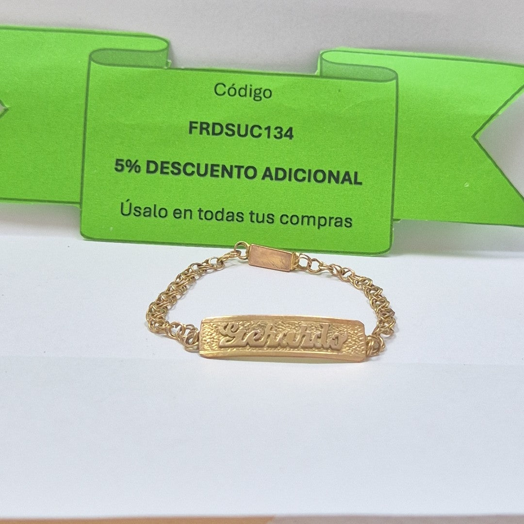ESCLAVA ORO 10 K 3.2 GRMS (SEMINUEVO)