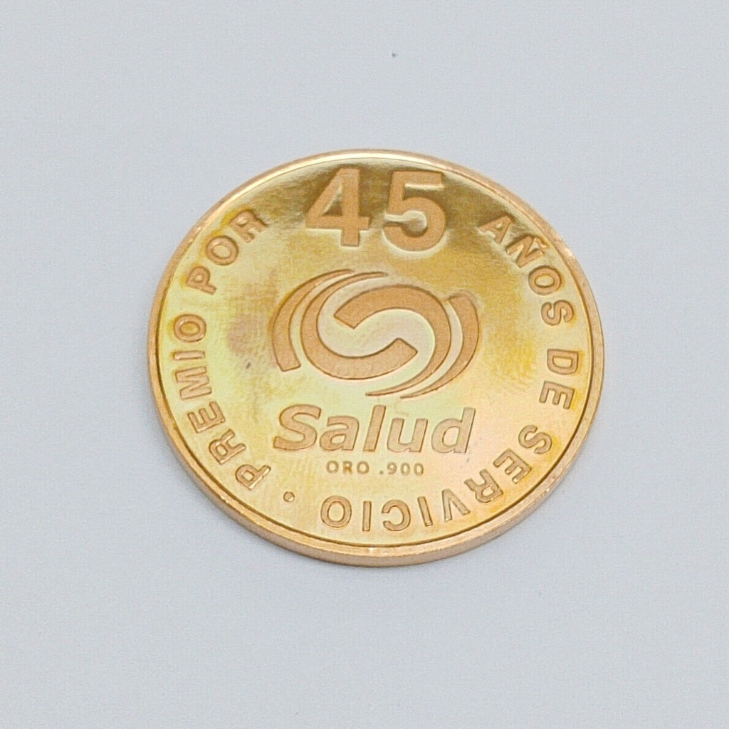MEDALLA CONMEMORATIVA ORO 21 K 24.7 GRMS (SEMINUEVO)