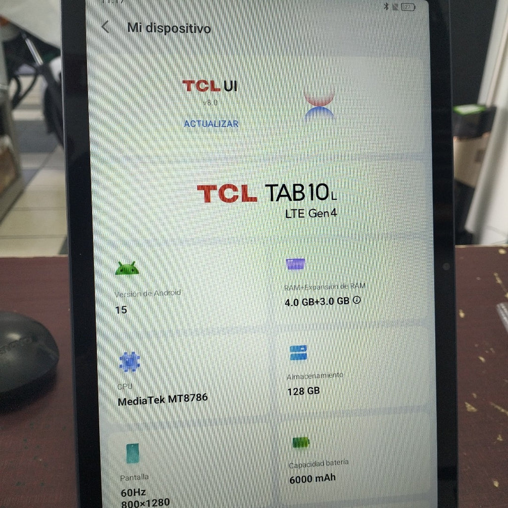 TABLETA TCL TAB 10L GEN 4 8183A (2024) 128 GB 4 GB RAM (SEMINUEVO)