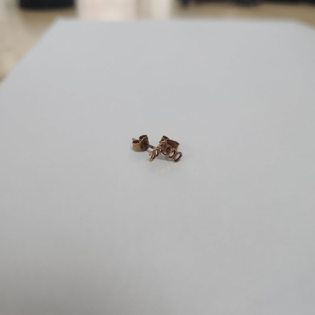 BROQUELES PAR ORO 14 K 0,60 GRMS (SEMINUEVO)