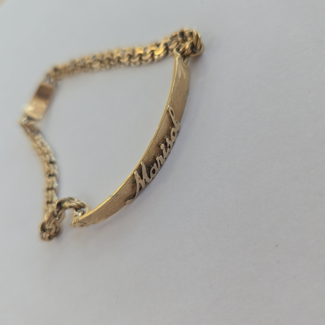 ESCLAVA ORO 14 K 10,80 GRMS (SEMINUEVO)