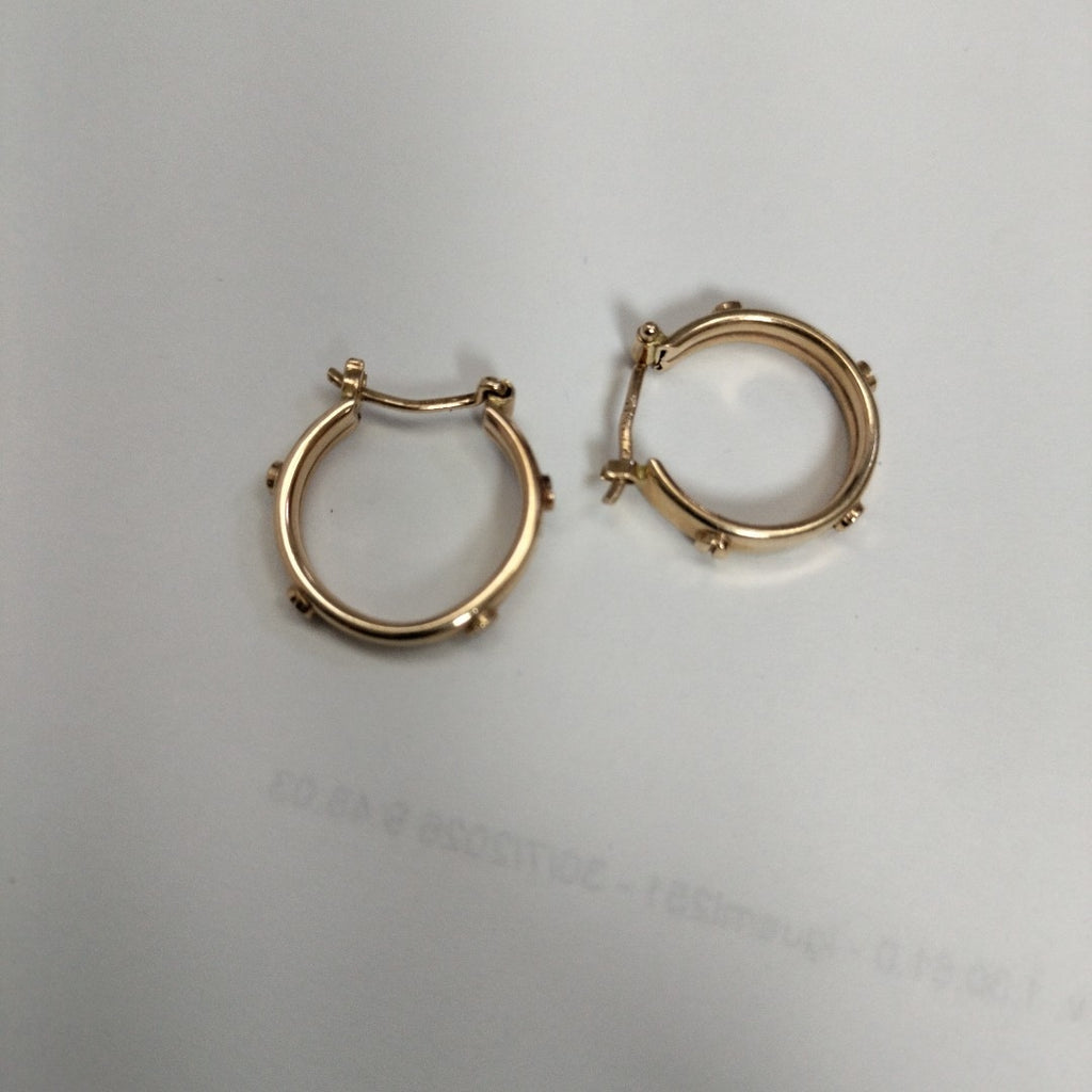 ARRACADAS PAR ORO 14 K 2,20 GRMS (SEMINUEVO)