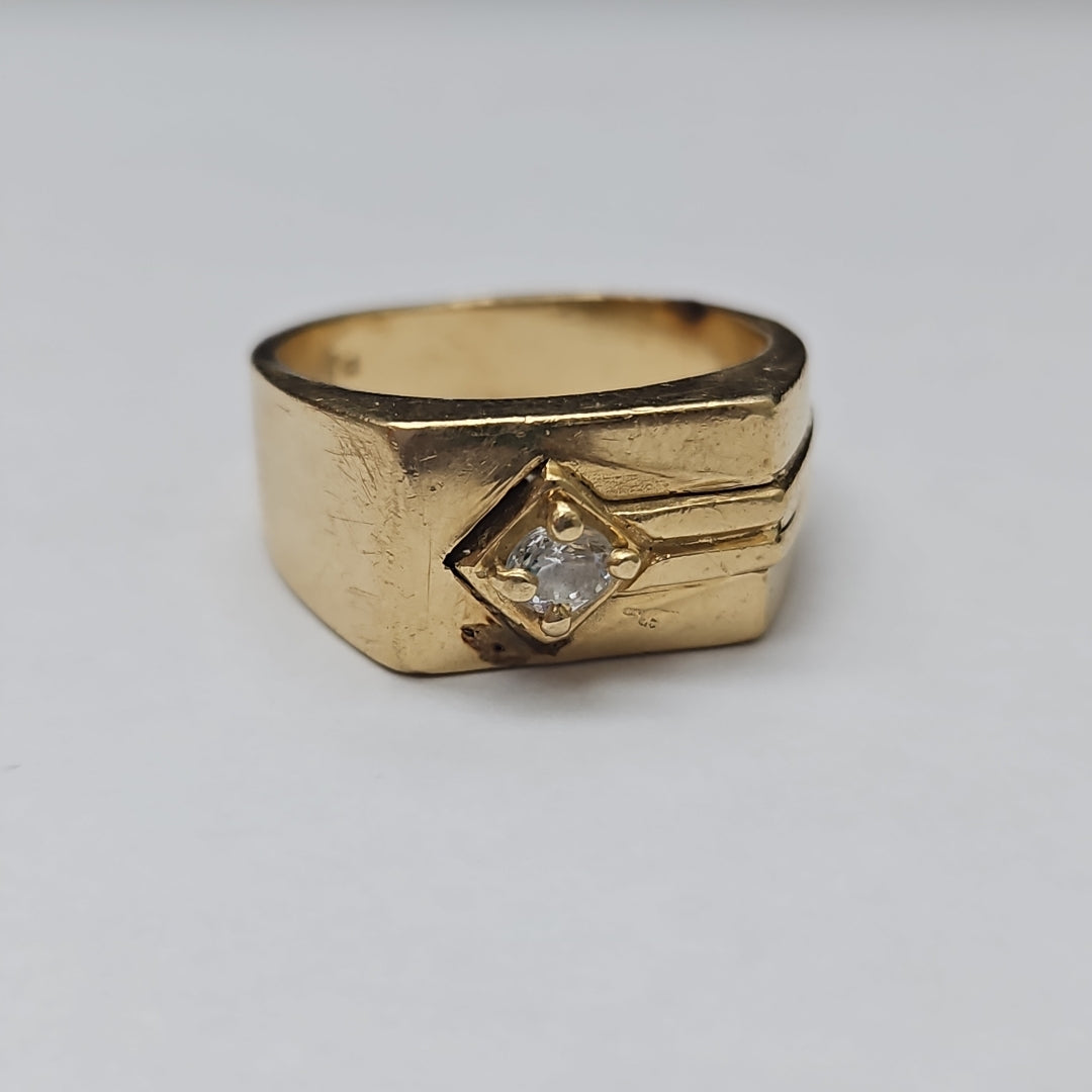 ANILLO ORO 14 K 10.4 GRMS (SEMINUEVO)