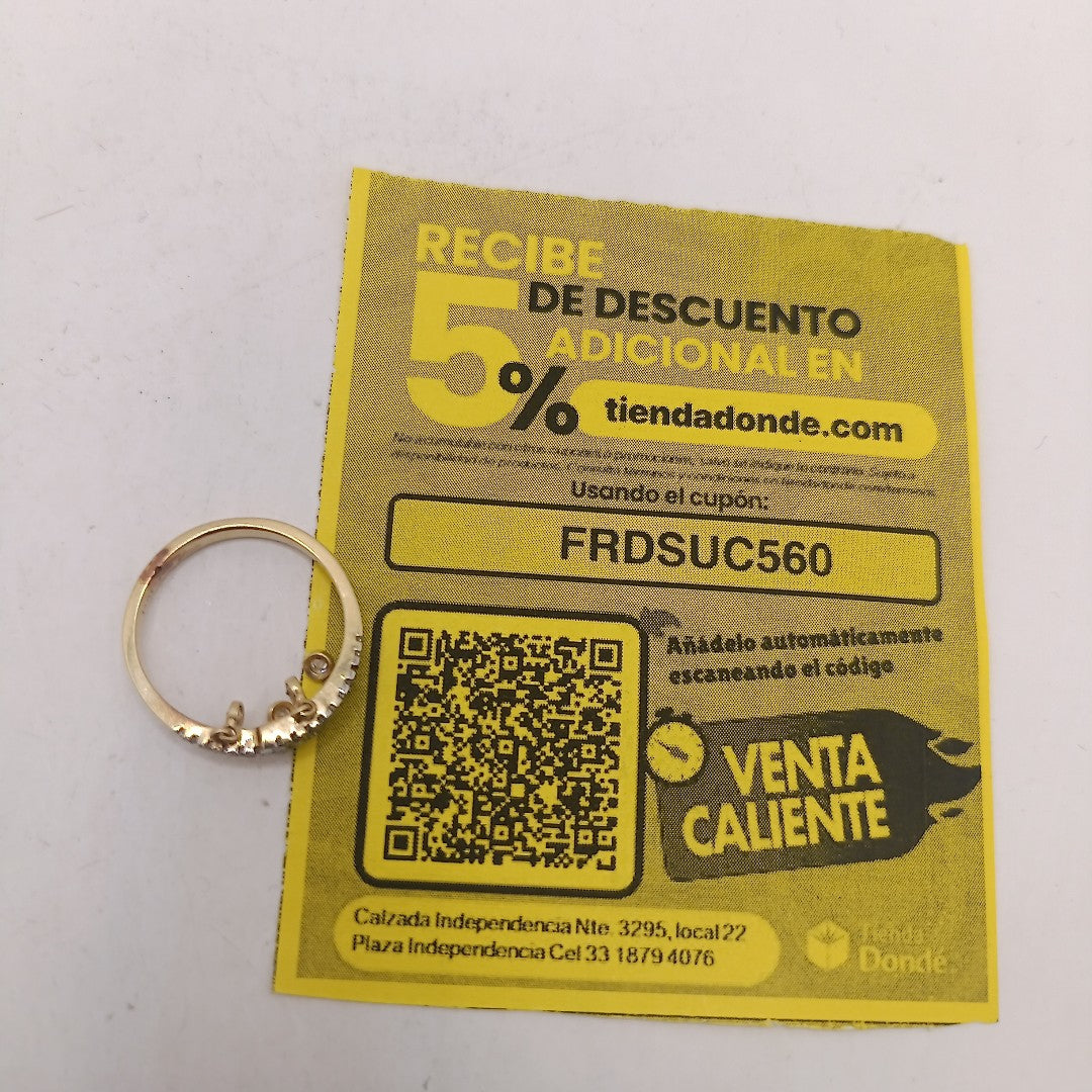 ANILLITO ORO 14 K 2.4 GRMS (SEMINUEVO)