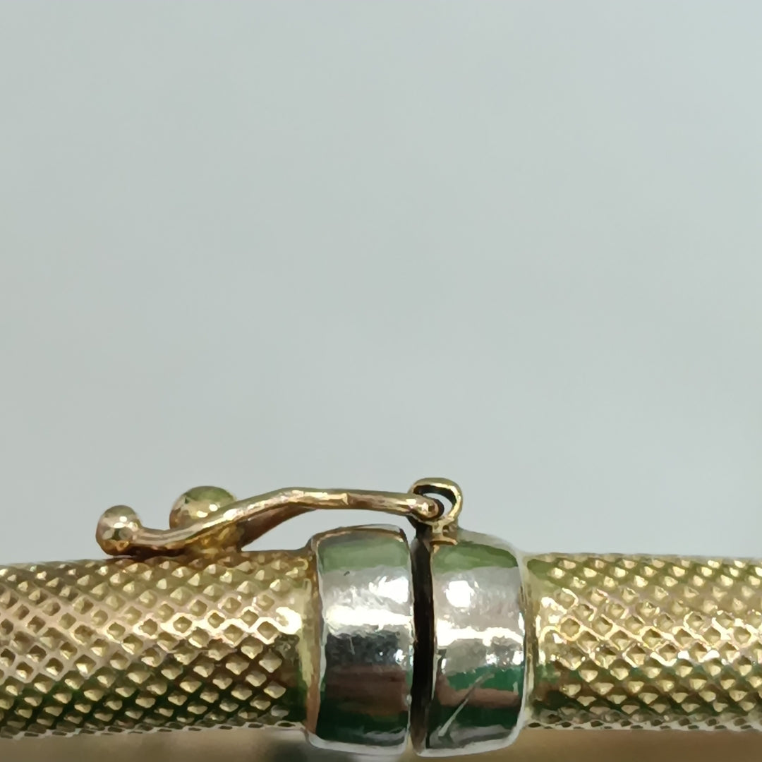 PULSERA RIGIDA ORO 14 K 12.3 GRMS (SEMINUEVO)