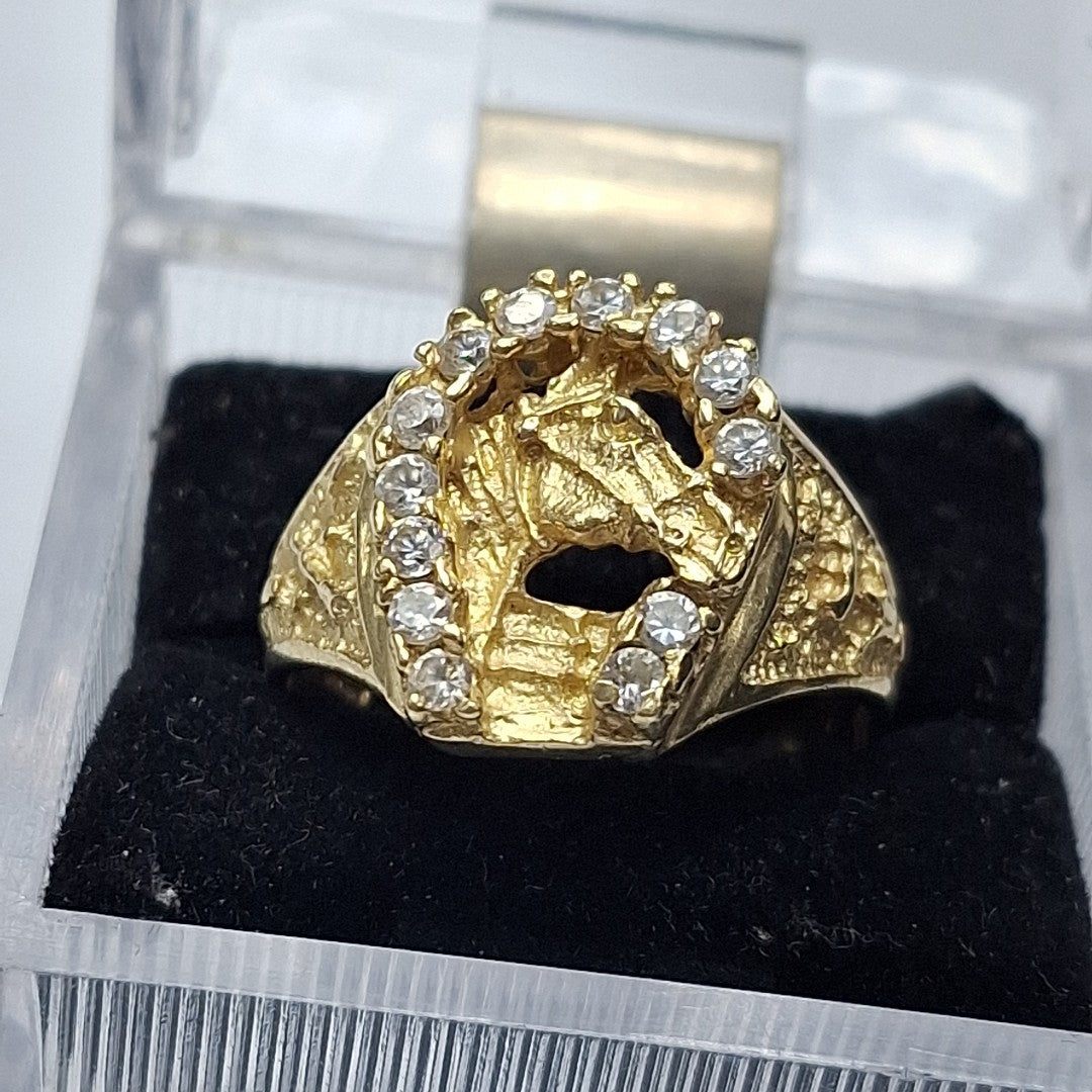 ANILLO ORO 10 K 5,60 GRMS (SEMINUEVO)
