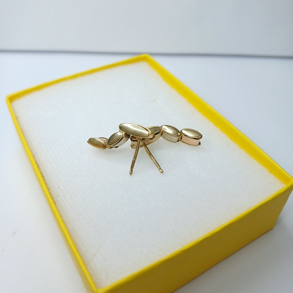 BROQUELES PAR ORO 14 K 2.9 GRMS (SEMINUEVO)