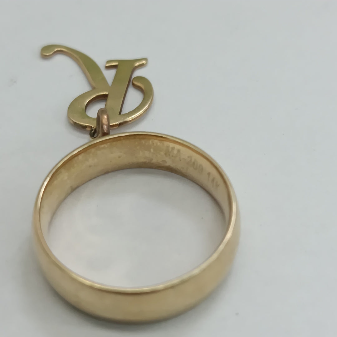 ARGOLLA, DIJE ORO 14 K 2.8 GRMS (SEMINUEVO)