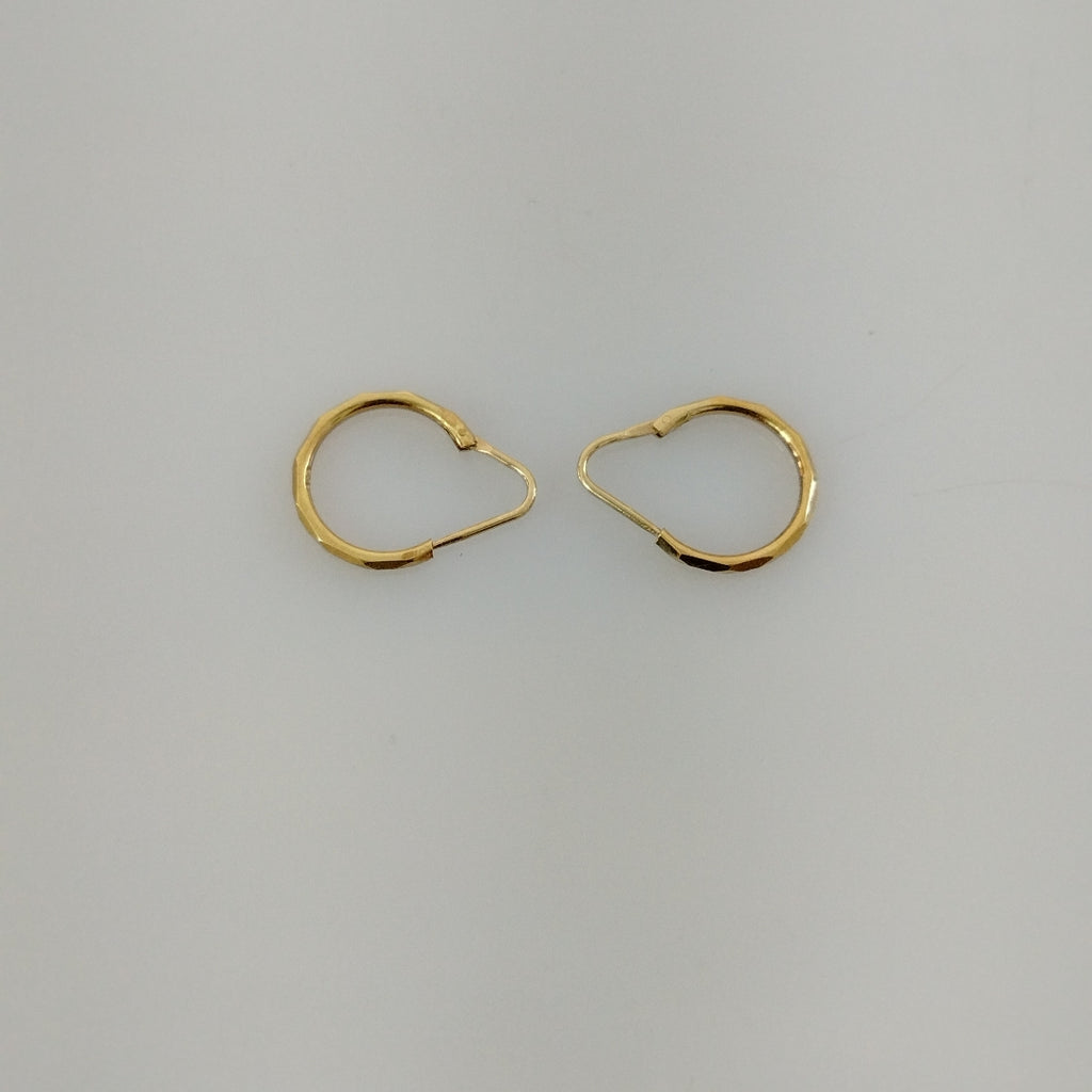 ARETES PAR ORO 14 K 1,00 GRMS (SEMINUEVO)