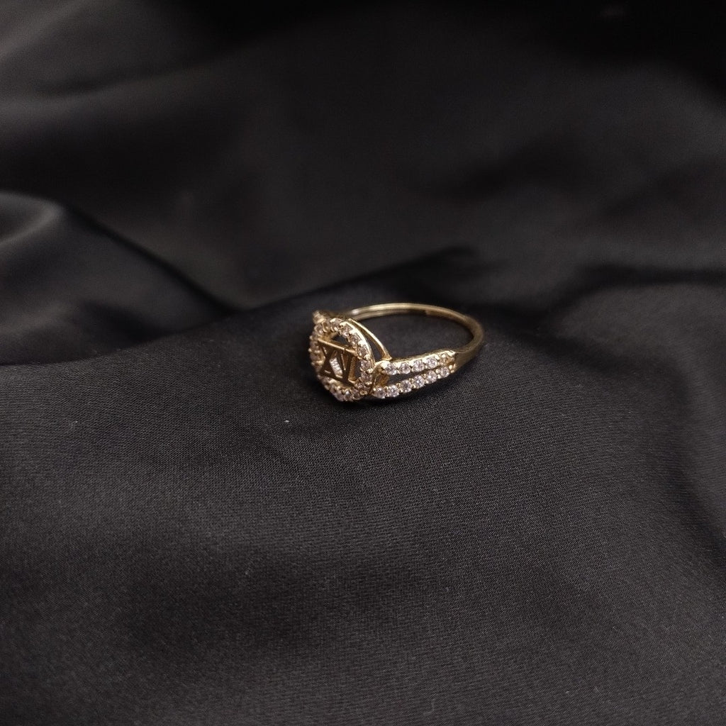 ANILLO CONMEMORATIVO ORO 10 K 1,40 GRMS (SEMINUEVO)