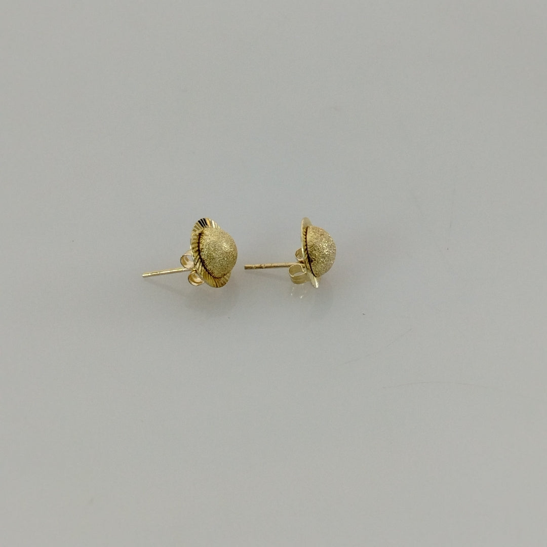 BROQUELES PAR ORO 14 K 1,60 GRMS (SEMINUEVO)