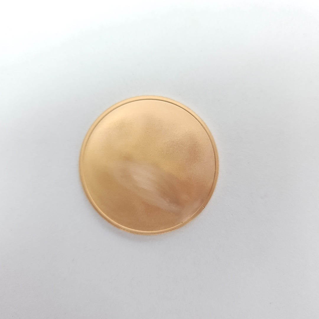 MEDALLA CONMEMORATIVA ORO 21 K 42 GRMS (SEMINUEVO)
