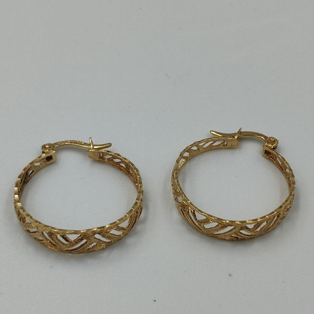 ARRACADAS PAR ORO 14 K 3.1 GRMS (SEMINUEVO)