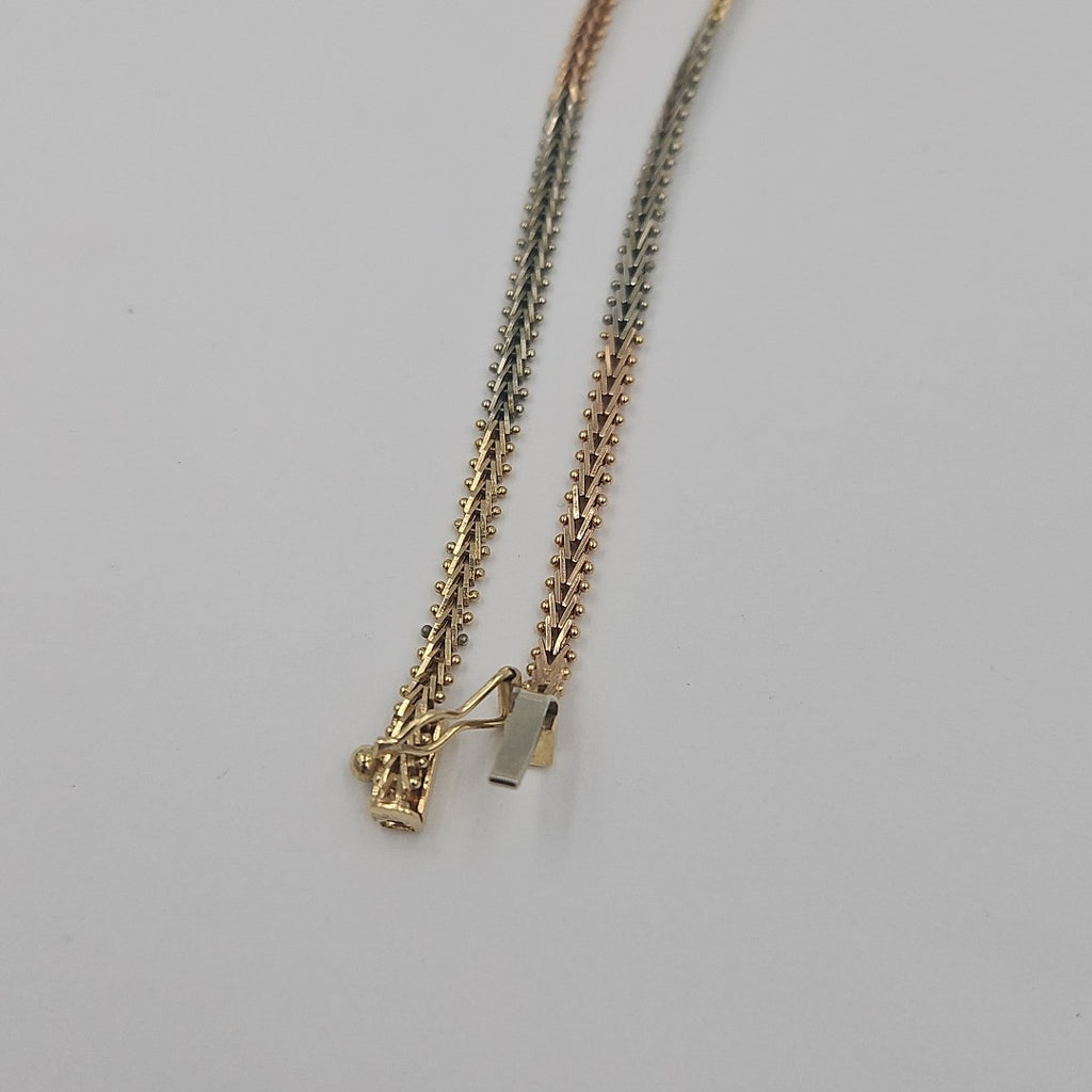 PULSERA ORO,ORO COMBINADO 10 K 6,30 GRMS (SEMINUEVO)