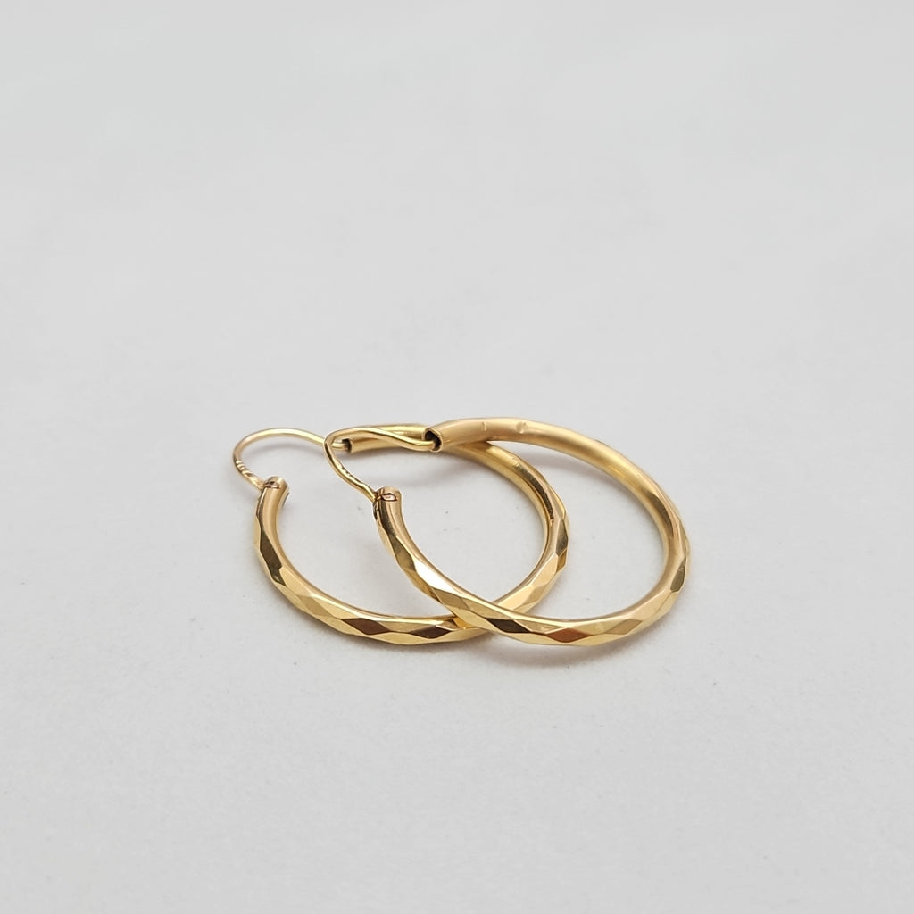 ARRACADAS PAR ORO 14 K 3.5 GRMS (SEMINUEVO)