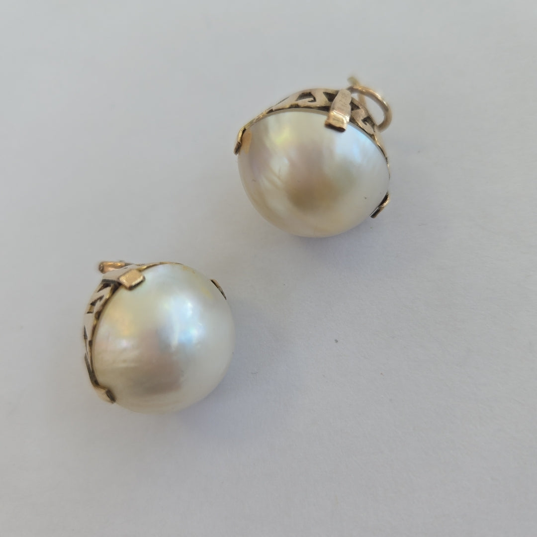 ARETES PAR ORO 8 K 14,70 GRMS (SEMINUEVO)