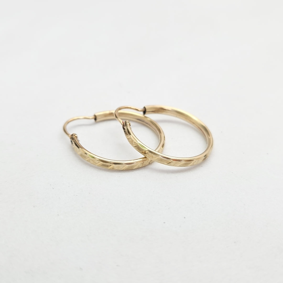 ARRACADAS PAR ORO 10 K 1.7 GRMS (SEMINUEVO)