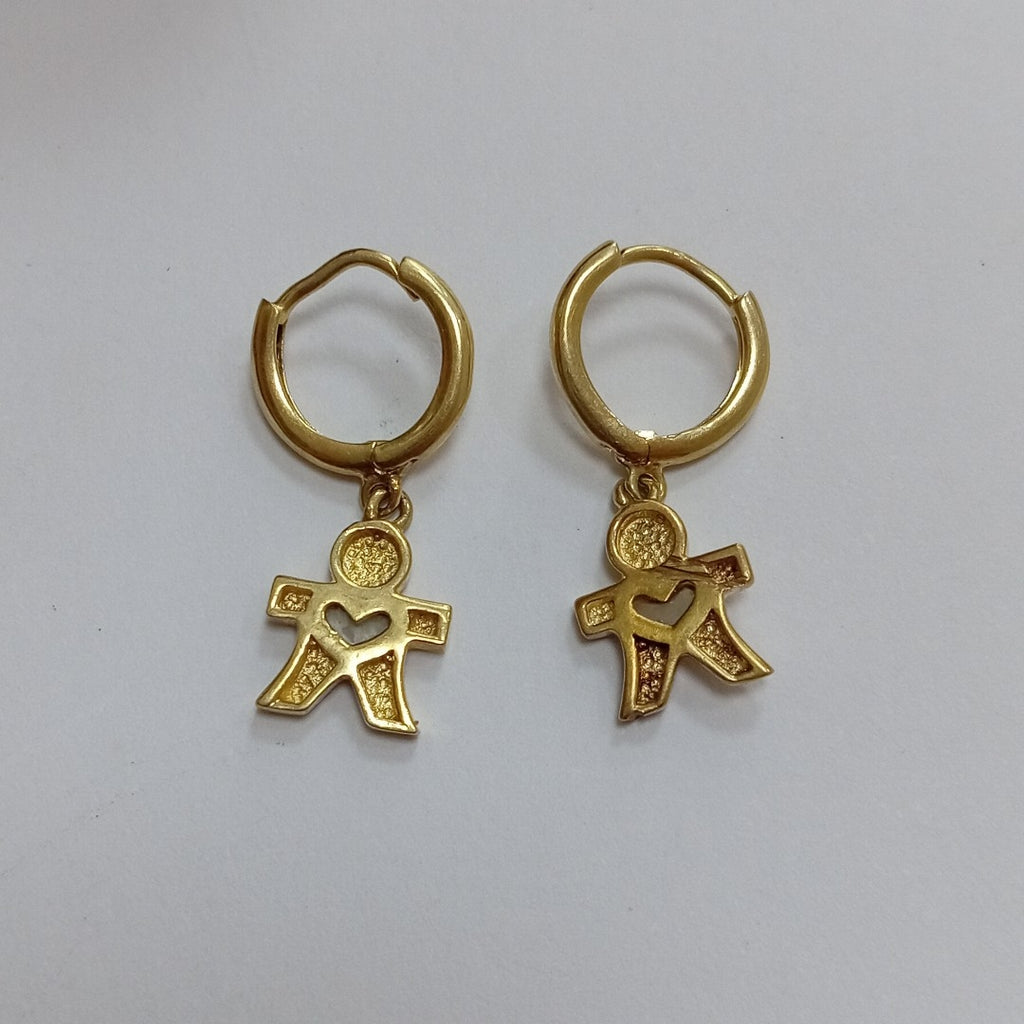 ARRACADAS PAR ORO 10 K 1,80 GRMS (SEMINUEVO)