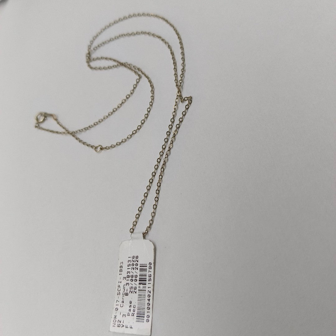 GARGANTILLA ORO BLANCO 10 K 1,80 GRMS (SEMINUEVO)